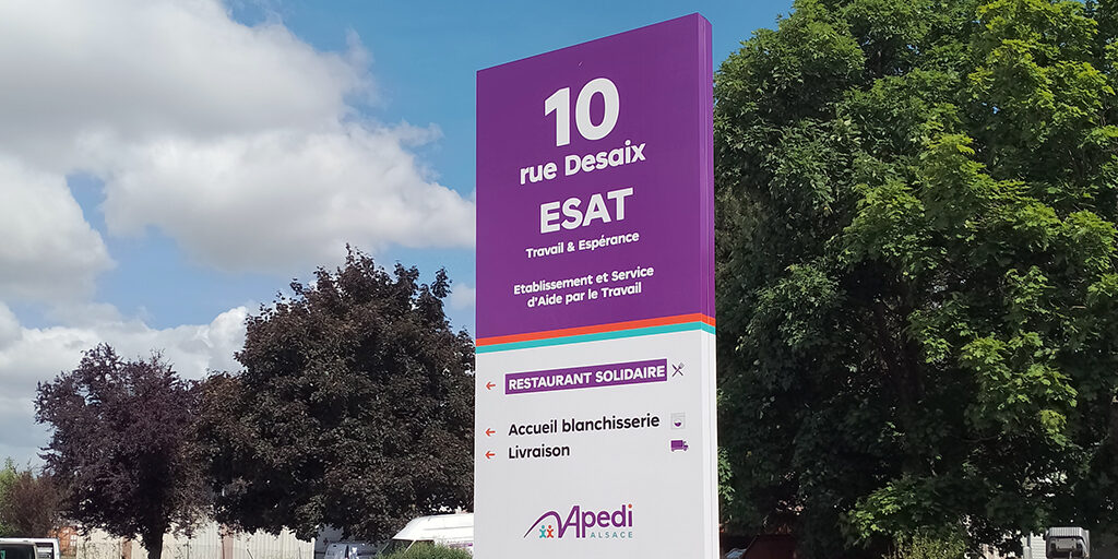 Bannière ESAT – Mundolsheim
